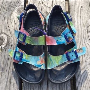 Girls floral birki’s